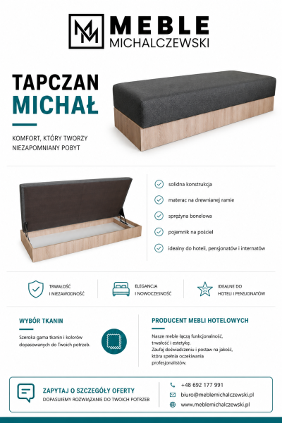 Tapczan hotelowy Michał