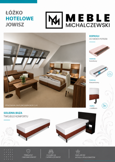 Łóżko hotelowe Jowisz