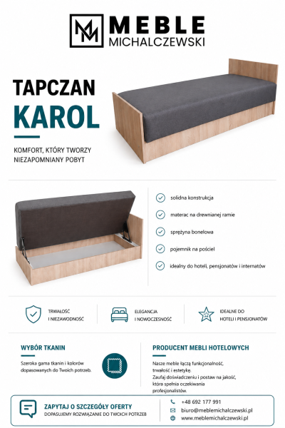 Tapczan hotelowy  Karol